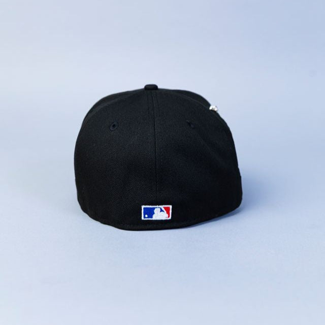NEW ERA EXCLUSIVE 59FIFTY BLACK CHICAGO CUBS W/ 1990 ALL STAR GAME PATCH