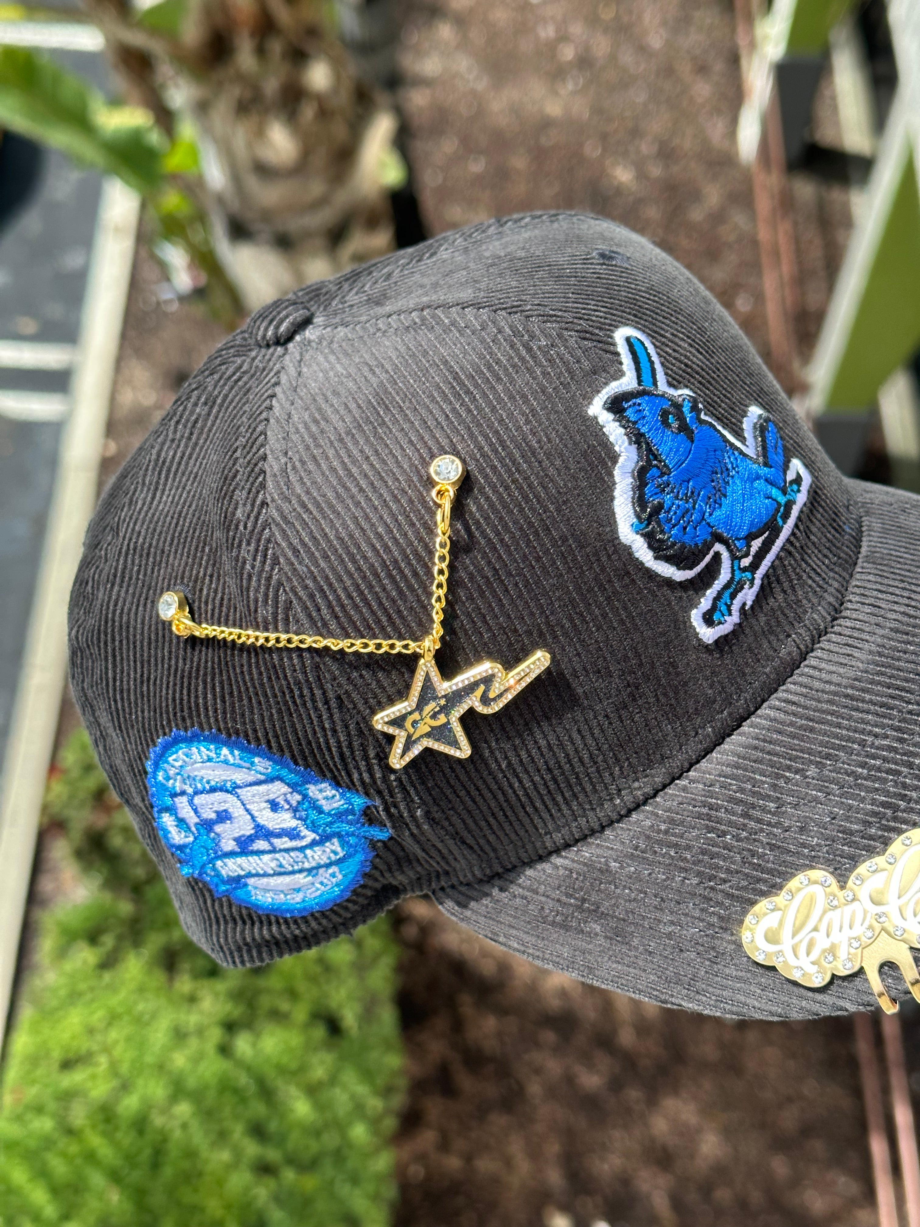 NEW ERA EXCLUSIVE 59FIFTY CORDUROY ST LOUIS CARDINALS W/ 125TH ANNIVERSARY PATCH (BLUE UV) VERY LIMITED *BLIP NOT INCLUDED