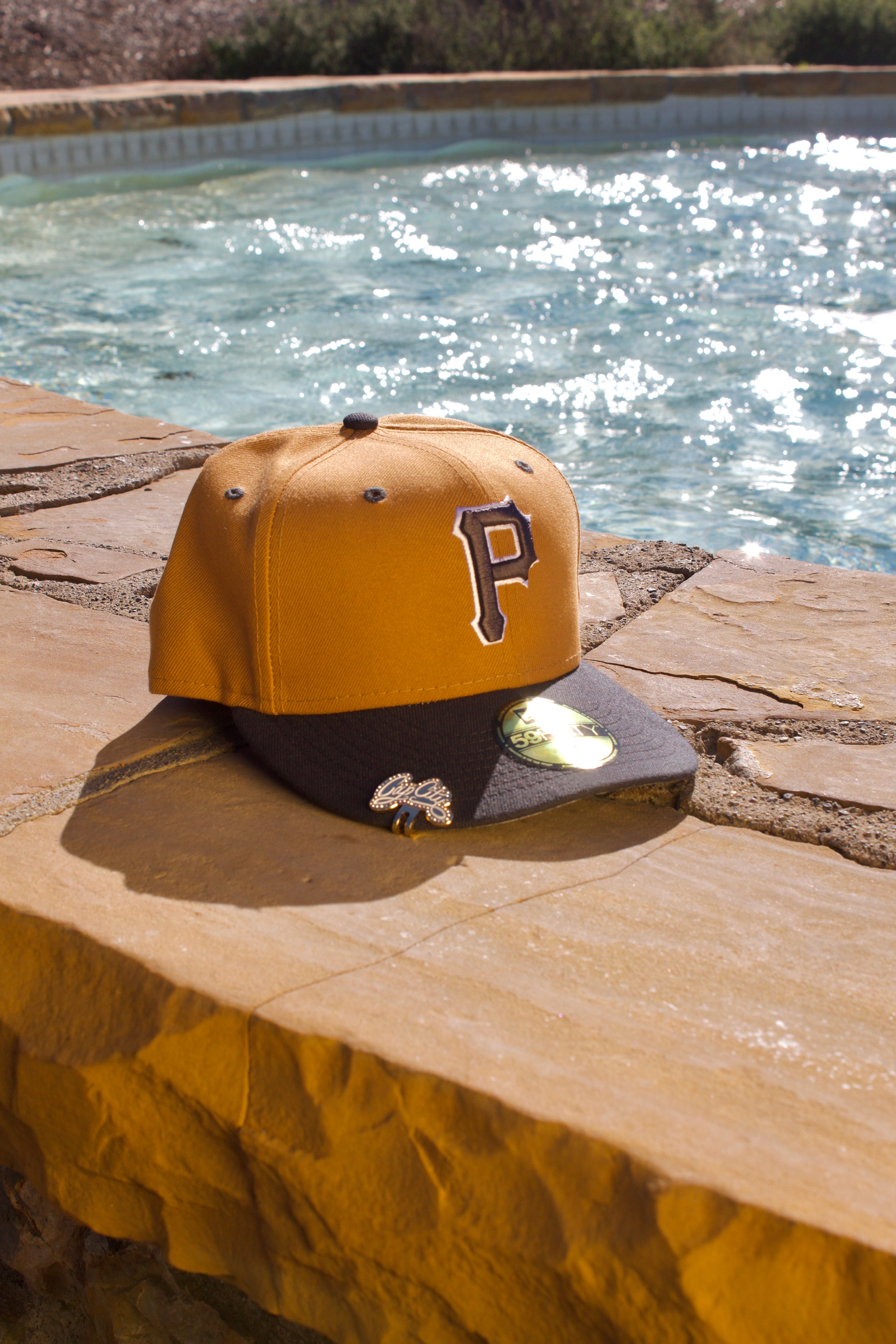 NEW ERA EXCLUSIVE 59FIFTY TAN/GREY PITTSBURGH PIRATES 2TONE COLOR PACK