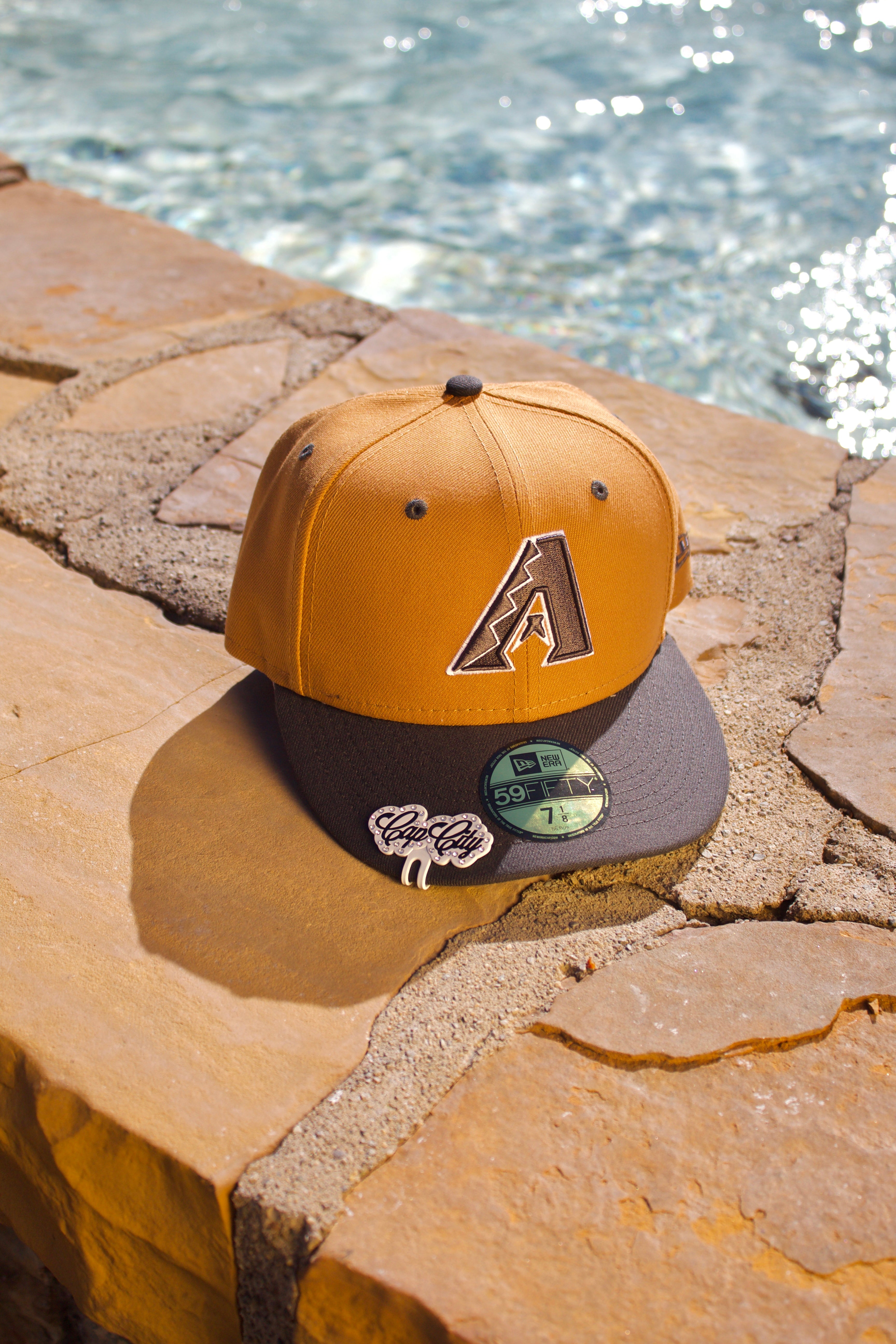 NEW ERA EXCLUSIVE 59FIFTY TAN/GREY ARIZONA DIAMONDBACKS 2TONE COLOR PACK