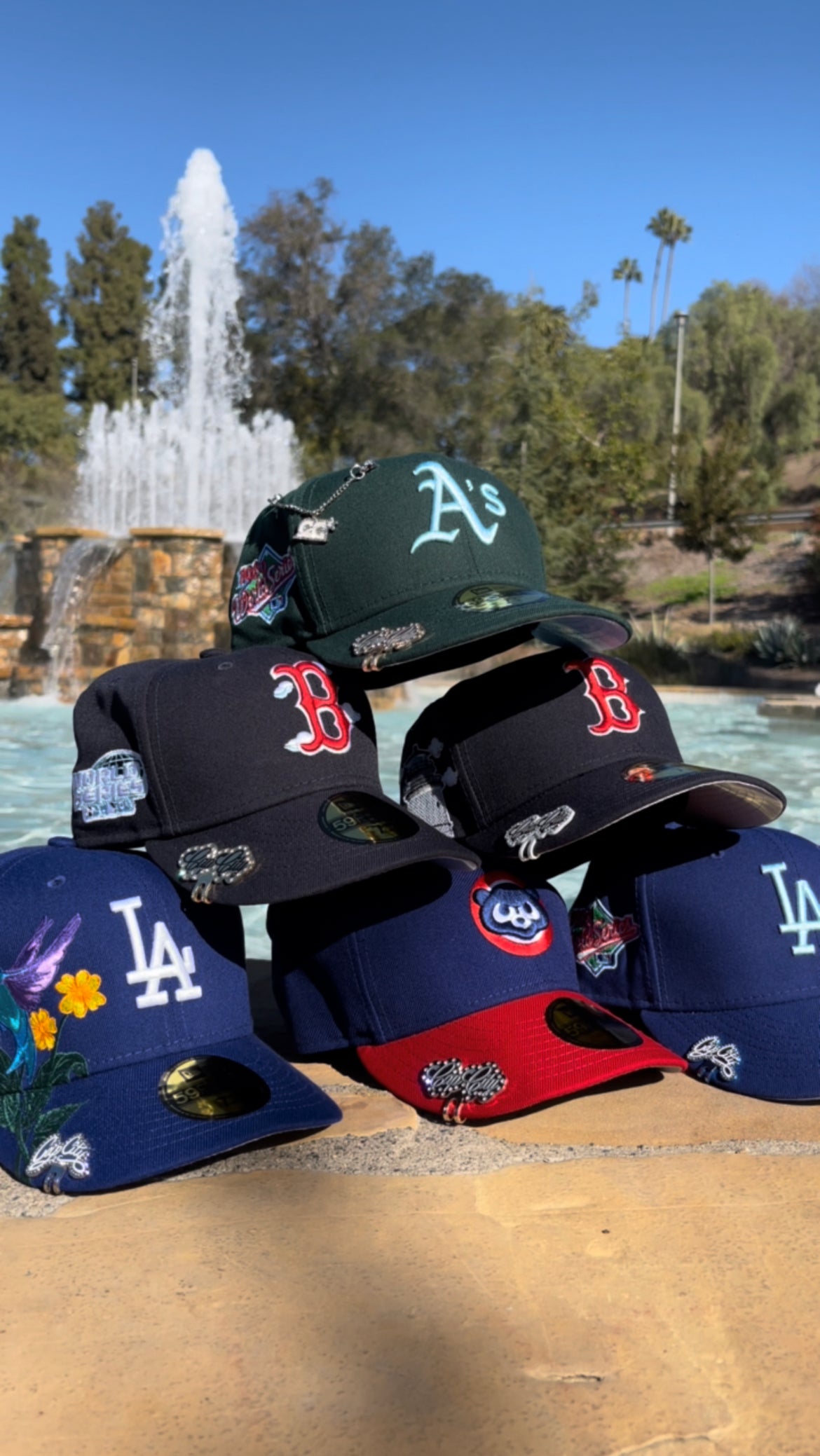 NEW ERA EXCLUSIVE 59FIFTY BLUE/RED CHICAGO CUBS FITTED