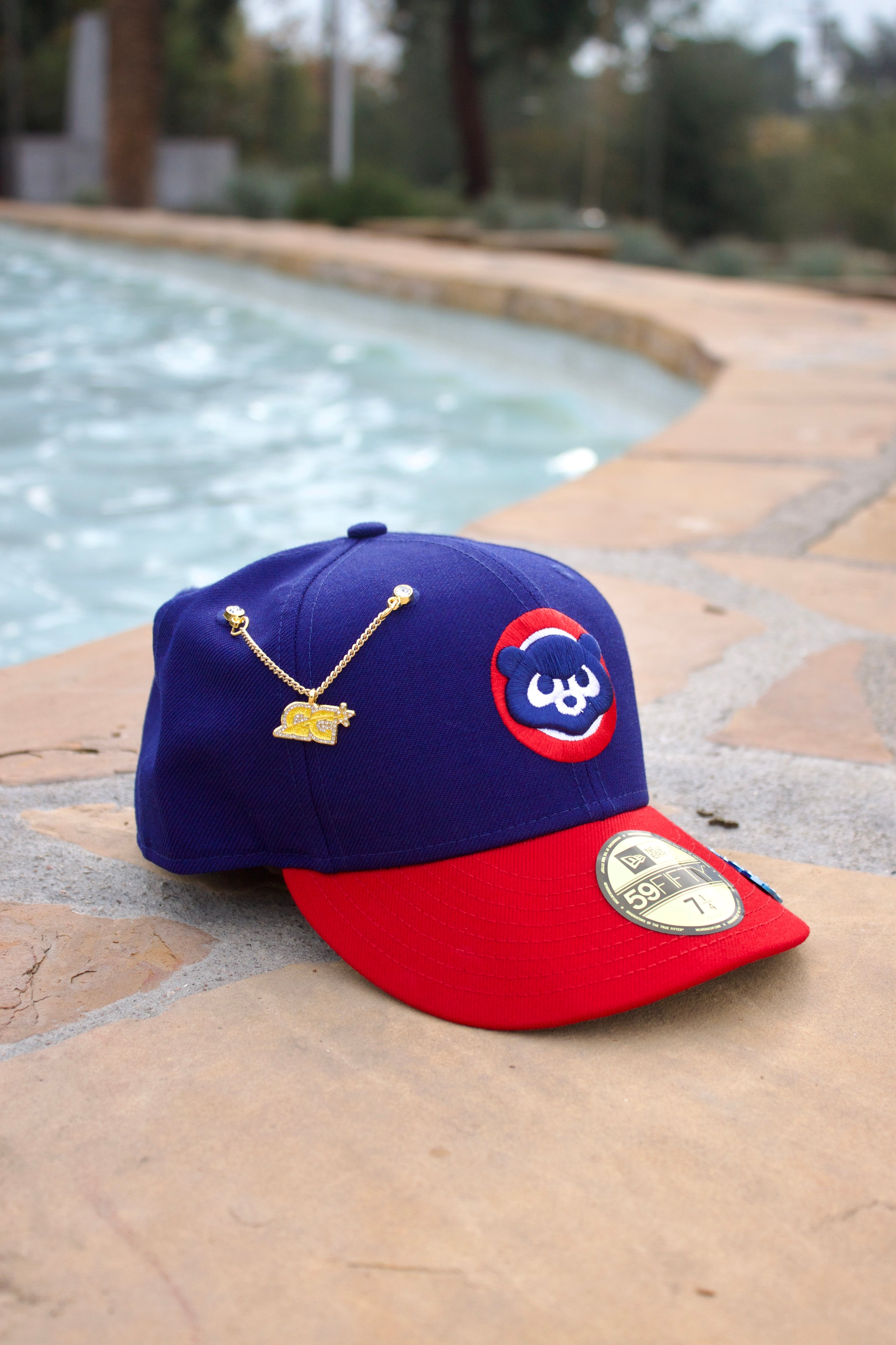 EXCLUSIVO NEW ERA 59FIFTY CERRADA AZUL/ROJO CHICAGO CUBS 