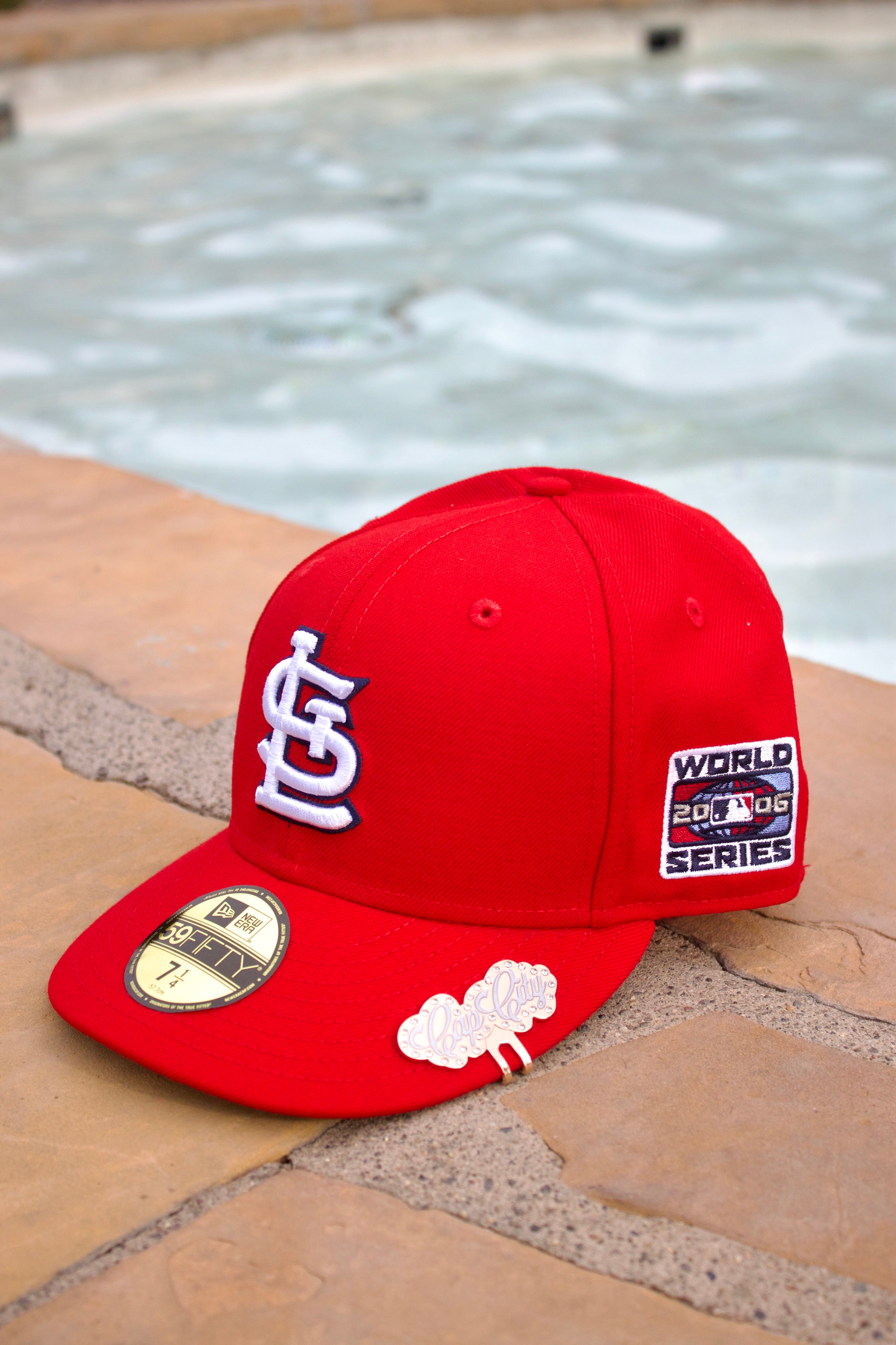 NEW ERA 59FIFTY RED ST LOUIS CARDINALS W/ 2006 WS PATCH
